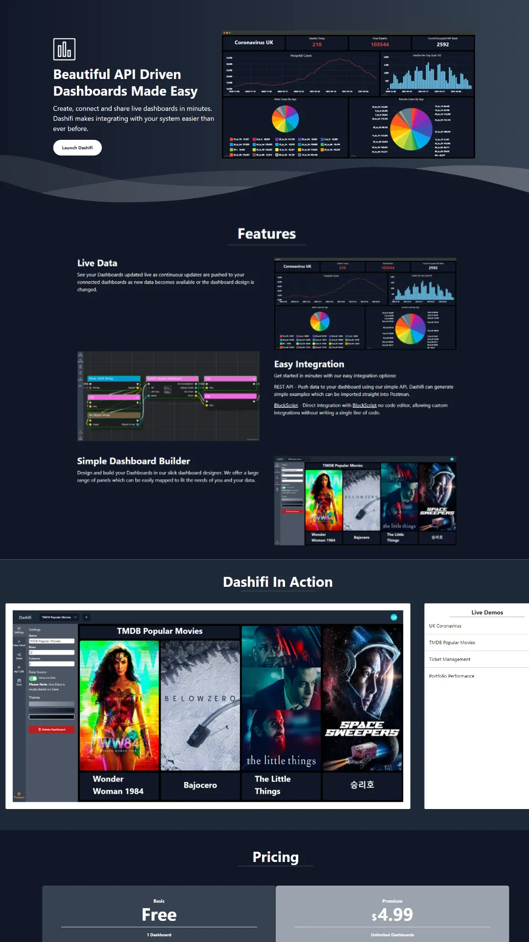 Dashifi full page view